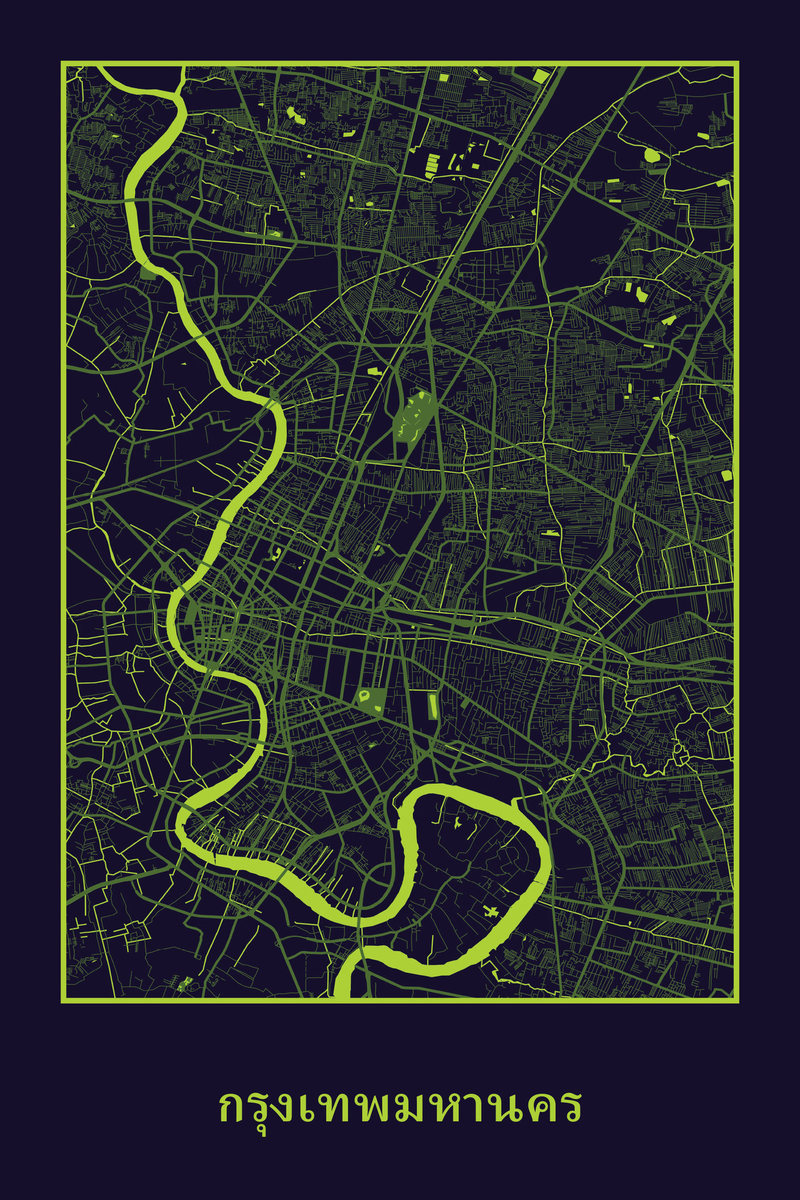 Illustration for article titled 14 Maps That Reveal The Hidden Beauty of Big Cities